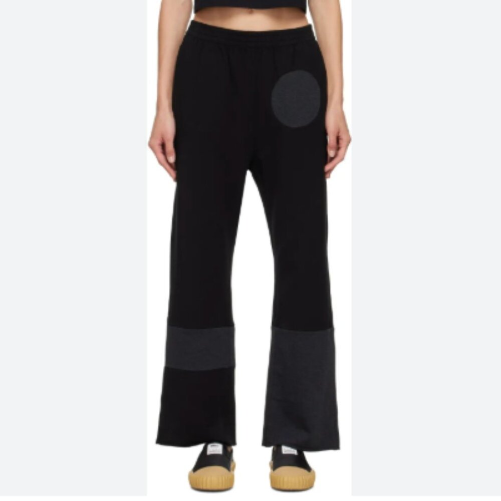 MM6 Maison Margiela Black Paneled Lounge Pants (size S)